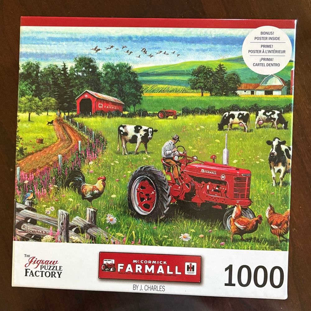 McCormick Farmall 1000 Piece Jigsaw Puzzle
